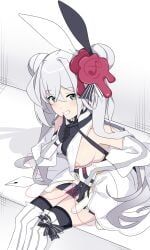 eleanor_forte, synthesizer_v, 1girls, bare_shoulders, breast_peek