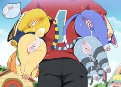 ankha_(animal_crossing), isabelle_(animal_crossing), lolly_(animal_crossing), rosie_(animal_crossing), sasha_(animal_crossing)