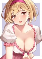 djeeta_(granblue_fantasy), granblue_fantasy, 1girls, big_breasts, blonde