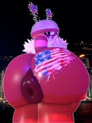gigi_(dandy's_world), dandy's_world, fourth_of_july, deerdonut, 1futa