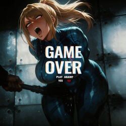samus, samus_aran, metroid, arms_behind_back, bad_end