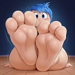 joy_(inside_out), inside_out, 3_toes, feet, foot_fetish