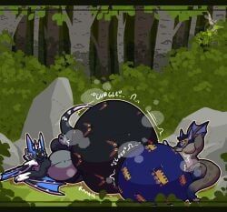 nargacuga, capcom, monster_hunter, kokoro-doll, animal_genitalia