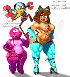gobbles_(gameoverse), kaboodle_(gameoverse), kit_bodega, kitana, mileena