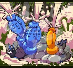 nargacuga, capcom, monster_hunter, kokoro-doll, animal_genitalia