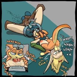 daxter, tess_(jak_and_daxter), jak_and_daxter, naughty_dog, sony_corporation