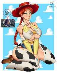 buzz_lightyear, jessie_(toy_story), toy_story, radiant_artist, 1girl