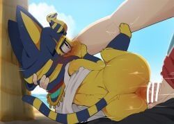ankha_(animal_crossing), villager_(animal_crossing), animal_crossing, nintendo, dagasi