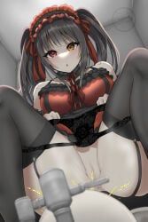 tokisaki_kurumi, date_a_live, ougi_hina, 1girl, bathroom