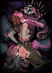 plague_doctor_(darkest_dungeon), shambler_(darkest_dungeon), darkest_dungeon, saltrum, 1girls
