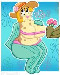 mrs._puff, nickelodeon, spongebob_squarepants, zoyeensadart, anthro