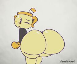 ms._chalice, cuphead_(game), thebuttden, big_ass, black_eyes