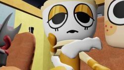 dazzle_(dandy's_world), goob_(dandy's_world), teagan_(dandy's_world), blushcrunch_studio, dandy's_world