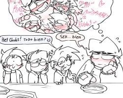 oc, ocs, 4boys, 4some, biting_lip