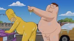 homer_simpson, peter_griffin, family_guy, the_simpsons, risenguy