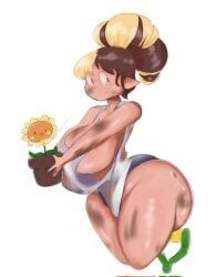 sunflower_(pvz), plants_vs_zombies, daybreaker_ktc7, 1girls, ass
