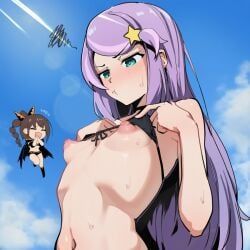 anastasia_hoshin, shaula_(re:zero), re:zero_kara_hajimeru_isekai_seikatsu, sloppingslurpie, 2girls