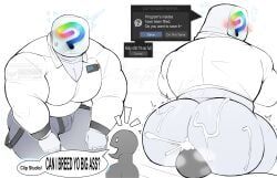 clip_studio_(personification), clip_studio_paint, fredrick7298, 2boys, ass