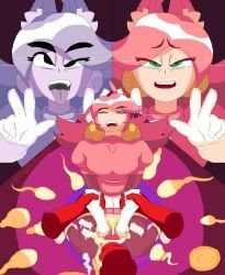 irritable_ghost_(deltarune), mad_mew_mew, pink_(deltarune), soul_(deltarune), deltarune