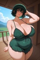 fubuki_(one-punch_man), one-punch_man, stuffyai, 1girls, bangs