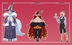 ignatia_(bewitched_hearts), nivis_(bewitched_hearts), bewitched_hearts, revifrry, ass