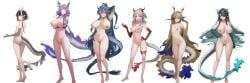 dusk_(arknights), jie_(arknights), jun_(arknights), ling_(arknights), nian_(arknights)