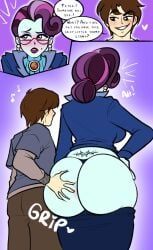 peter_parker, principal_cinch, spider-man, equestria_girls, my_little_pony