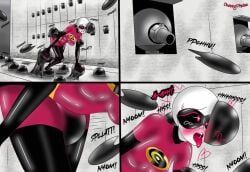original_character, the_incredibles, cherryartsu, 1girls, ahe_gao