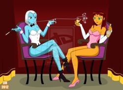 ravebo, raven_(dc), starfire, dc, dc_comics