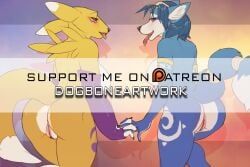 krystal_(star_fox), renamon, digimon, patreon, star_fox