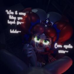 anon, anonymous_male, circus_baby, circus_baby_(fnaf), circus_queen_(justaperson)