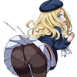 frenda_seivelun, to_aru_kagaku_no_railgun, to_aru_majutsu_no_index, 1girls, ass