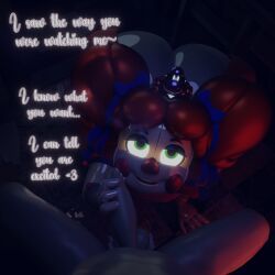 anon, anonymous_male, circus_baby, circus_baby_(fnaf), circus_queen_(justaperson)