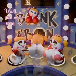 plush_baby, plush_princess_(justaperson), five_nights_at_freddy's, five_nights_at_freddy's:_help_wanted, justaperson_queendom