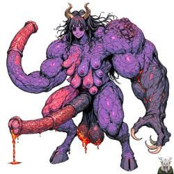 world_of_lust:_the_spire, greyscaler, bodyhorror, demon, demon_girl