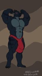 saryn, european_mythology, mythology, anthro, big_bulge