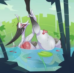 spunkyblunk, 4_fingers, anthro, avian, bamboo