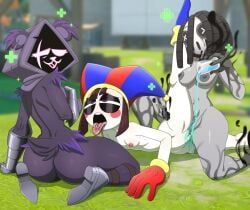 pomni_(the_amazing_digital_circus), raven_team_leader, willow_(fortnite), fortnite, fortnite:_battle_royale