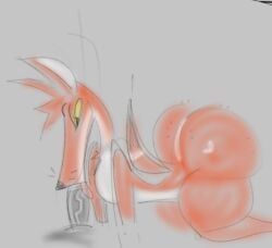 spunkyblunk, anthro, big_butt, big_penis, body_hair