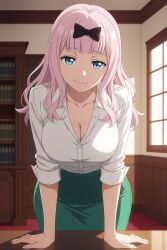 fujiwara_chika, kaguya-sama_wa_kokurasetai_~tensai-tachi_no_renai_zunousen~, patreon, lewdtopia, 1girls