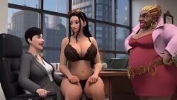 nico_robin, one_piece, the_boondocks, jabbaman58, bending_over