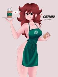 girlfriend_(friday_night_funkin), friday_night_funkin, starbucks, s3arts, ass