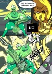 peridot_(steven_universe), yellow_diamond_(steven_universe), steven_universe, powergorani, 1futa