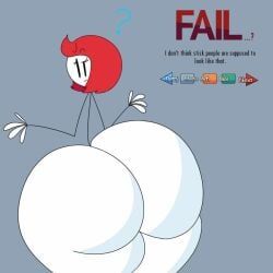 ellie_rose, henry_stickmin_(game), memphisdx, 1girls, about_to_fart