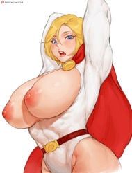 power_girl, dc_comics, superman_(series), tezy8art, 1girl