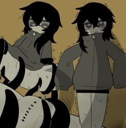 backrooms_creature, hatsune_miku, backrooms, looping_the_rooms_(vocaloid), the_backrooms