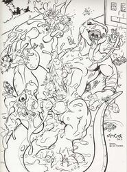 doral, kencougr, anthro, barefoot, building