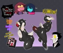 kris, kris_(deltarune), kris_dreemurr, nubert, ralsei