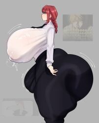 makima_(chainsaw_man), chainsaw_man, ame_momos, 1futa, amber_eyes