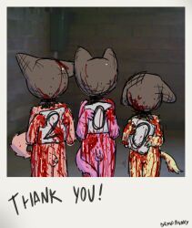 bravobunny, anthro, blindfold, blood, bodily_fluids